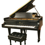Steinway Concert Grand D piano. Image courtesy LiveAuctioneers.com Archive and Red Baron Antiques.