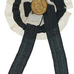 Abraham Lincoln mourning ribbon. Image courtesy of LiveAuctioneers.com Archive and Early American History Auctions.