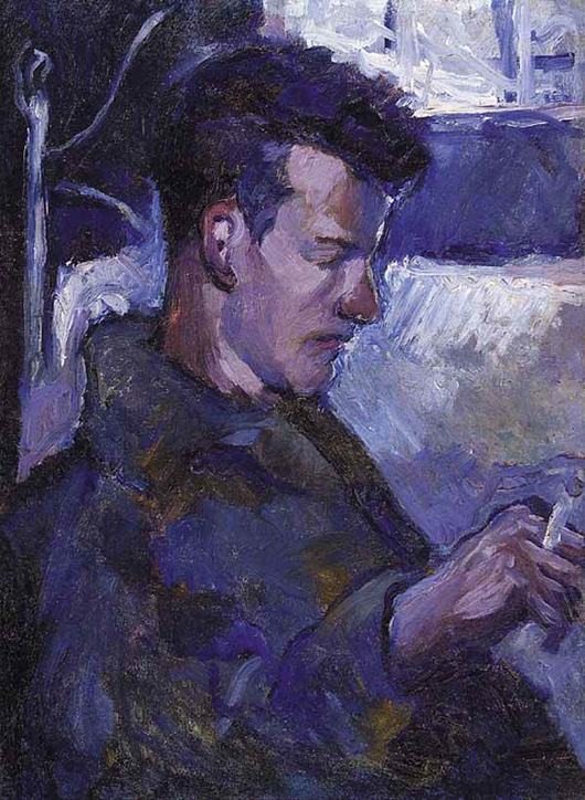 Walter Inglis Anderson (American/Mississippi, 1903-1965), 'Portrait of James 'Mac' McConnell Anderson, Brother of the Artist,' oil on canvas. Image courtesy LiveAuctioneers.com Archive and Neal Auction Co. 