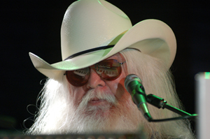 Leon Russell playing in at the Culture Room, Fort Lauderdale, Fla., in April 2009. Image by Carl Lender. This file is licensed under the Creative Commons Attribution 2.0 Generic license. 