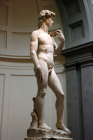 Michelangelo's 'David.' Image by MarcusObal. This file is licensed under the Creative Commons Attribution-Share Alike 3.0 Unported license.