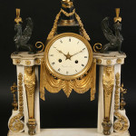 French time-and-strike mantel clock circa 1890. Kamelot Auctions image.
