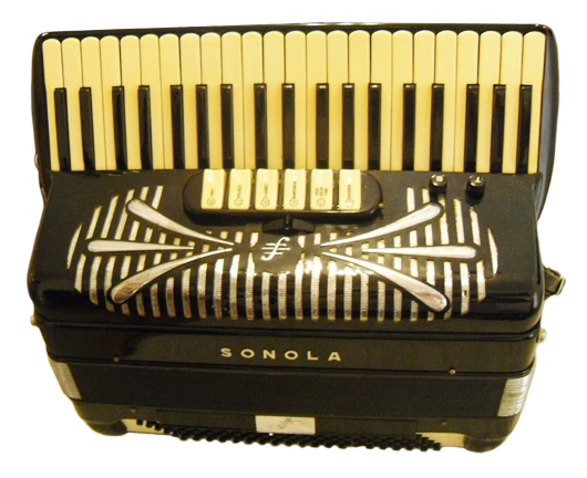 An accordion from ‘The Godfather.’ Premiere Props image.