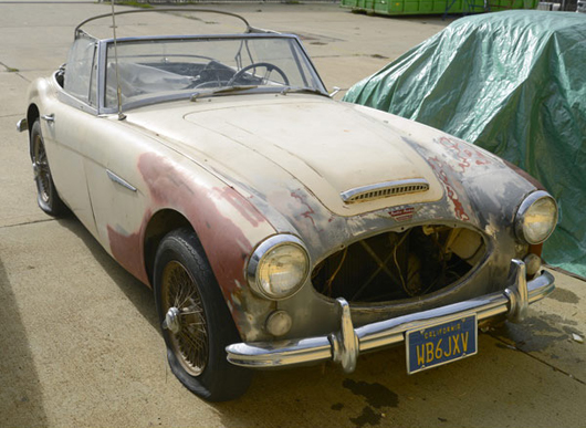 1965 Austin Healey 3000 Mk III, not running, sold for $14,160. Michaan's Auctions image.