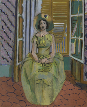 Henri Matisse (French, 1869-1954), ‘The Yellow Dress,’ 1929-1931, oil on canvas, 39 9/16 x 32 1/8 inches (100.5 x 81.6 cm), the Baltimore Museum of Art: the Cone Collection, formed by Dr. Claribel Cone and Miss Etta Cone of Baltimore, Md., BMA 1950.256. Photographer: Mitro Hood.