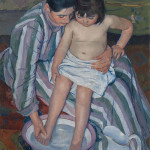 Mary Cassatt (American, 1845-1926) 'The Child's Bath,' 1893. Courtesy of the Art Institute of Chicago and Wikimedia Commons.