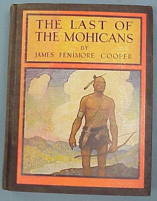 A 1933 edition of James Fenimore Cooper's 'The Last of the Mohicans,' illustrated by N.C. Wyeth. Image courtesy of LiveAuctioneers.com Archive and William J. Jenack Auctioneers.