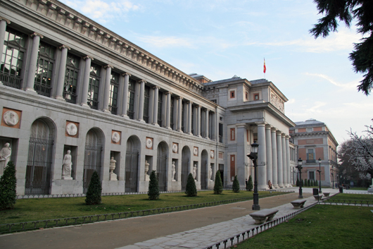 The west facade of the Prado Museum in Madrid. Image by Brian Snelson. This file is licensed under the Creative Commons Attribution 2.0 Generic license.
