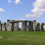 Stonehenge viewed from the heelstone with the 'Slaughter Stone' in the foreground. Image by garethwiscombe. This file is licensed under the Creative Commons Attribution 2.0 Generic license.