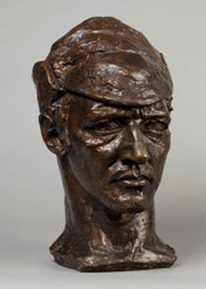 'Self-portrait,' Sir Jacob Epstein, bronze head, 1912 (NPG 4126) Photograph © National Portrait Gallery, London.