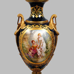 Sevres, painted by ‘C. Labarre,’ 54 5/8 inches high. Auction Gallery of the Palm Beaches Inc. image.