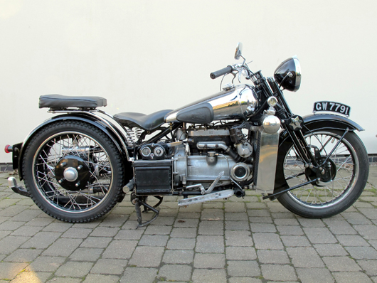 The 1932 Brough Superior BS4 is one of only a handful still in existence. H&H Motor Auction image