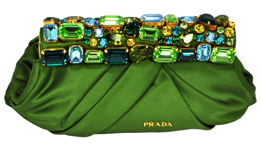 Prada jeweled clutch. Government Auction image.