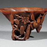 The highlight of the auction was one of the 18th century Chinese rhinoceros horn libation cup from the Headley-Whitney Museum, which sold for $185,000 to a U.S. bidder on LiveAuctioneers.com. Neal Auction Co. image.