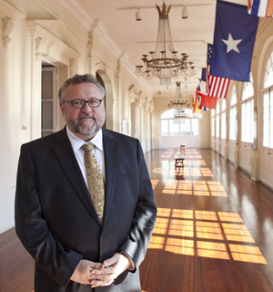 Mark Tullos, new director of the Louisiana State Museum. Photo by Mark J. Sindler, Louisiana State Museum.