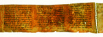 The oldest and best preserved parchment manuscript of the Dead Sea Scrolls. Photo provided by Cincinnati Museum Center.