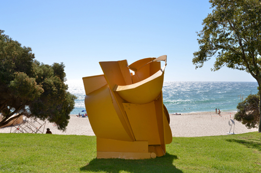 British sculptor Sir Anthony Caro’s 'Eastern' – among the more prestigious inclusions at this year’s Sculpture by the Sea festival. Photo courtesy Sculpture by the Sea.
