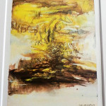 A vintage print by the late artist Zao Wou-Ki, which is being sold April 9 by Imperial Auctioneers. Image courtesy LiveAuctioneers.com and Imperial Auctioneers.