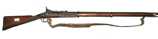 British Snider-Enfield .577-caliber rifle, circa 1860s. Ace Auctions Ltd. image.