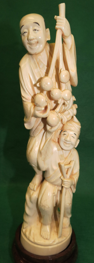 Ivory sculpture. Carstens Galleries image.