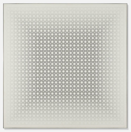 Julian Stanczak, ‘Frigid Light,’ Estimate: $15,000-20,000. Wright image.