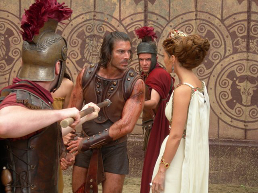 Alfieri starred in the 2007 Italian TV miniseries ‘Pompeii,’ playing the lead role of Darius the gladiator.