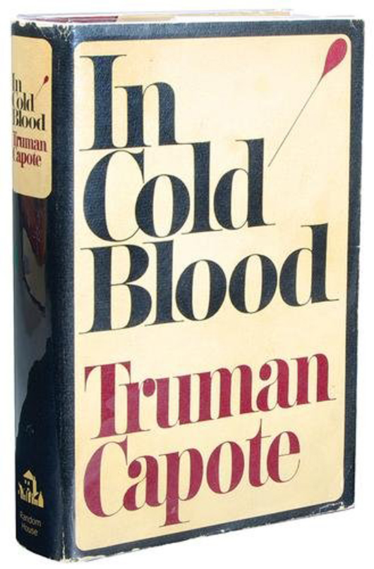 Truman Capote's best seller 'In Cold Blood,' first edition. Image courtesy of LiveAuctioneers.com Archive and Bloomsbury Auctions.