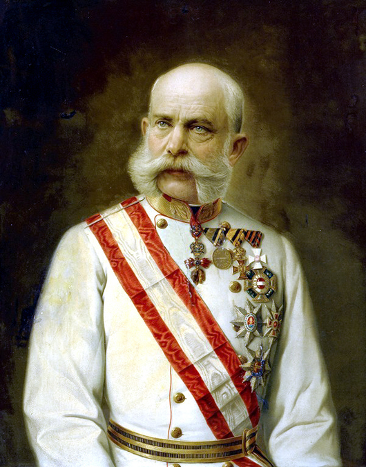 Emperor Franz Joseph of Austria (1830-1916). Image courtesy of Wikimedia Commons.