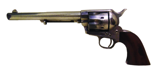 1873 Colt 'Pinch Frame' revolver. California Auctions image. 