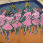 Ernst Ludwig Kirchner (German, 1880-1938) Six Dancers (Sechs Tãnzerinnen), 1911. Oil on canvas.Virginia Museum of Fine Arts, Richmond. The Ludwig and Rosy Fischer Collection, Bequest of Anne R. Fischer. Photo: Katherine Wetzel © Virginia Museum of Fine Arts
