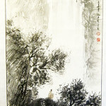 Scroll painting signed by Fu Baoshi (Chinese, 1904-1965). Est. $700-$1,000. Imperial Auctioneers image.
