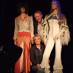 Ewa Wigenheim-Westman and Ulf Westman, founders of ABBA the Museum, with costumes worn by the 1970s group. Image by Song bird 3. This file is licensed under the Creative Commons Attribution-Share Alike 3.0 Unported license.