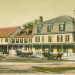 Circa-1905 postcard depicting The Tavern in New Boston, N.H., a Civil War-era hotel and watering hole that was built in the 1850s and demolished in 1944.