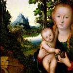 'Madonna and Child' by Lucas Cranach the Elder (1472-1553), circa 1520, is one of the paintings Poland wants returned. It is now at the Pushkin Museum of Fine Art, Moscow. Image courtesy of Wikimedia Commons.