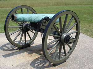 An example of a Confederate 12-pound 'Napoleon.' Photographed at Gettysburg National Military Park. Image courtesy of Wikimedia Commons.