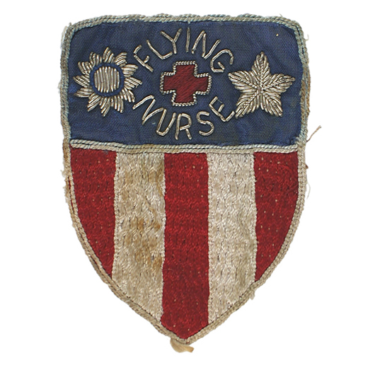 CBI Red Cross Flying Nurse shoulder patch. Mohawk Arms Inc. image. 