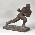 Heisman bronze model. Woodbury Auction image.
