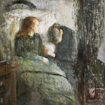 Edvard Munch, 'The Sick Child,' 1885–86. The original version which is in the Nasjonalgalleriet, Oslo.
