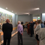 The University of Iowa Museum of Art's exhibition 'Jackson Pollock Mural' was the best-attended art exhibition in UIMA's history. Image courtesy of UIMA.