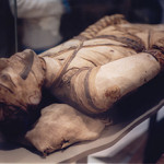 An Egyptian mummy at the British Museum. Image by Klafubra. This file is licensed under the Creative Commons Attribution-Share Alike 3.0 Unported license.