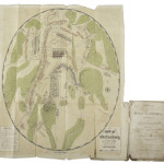 Rare Gettysburg battlefield map, T. Ditterline, 1863. Estimate: $6,000/8,000. Cowan’s Auctions Inc. image.