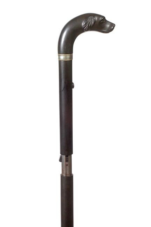 Remington gun cane, est. $7,500-$8,500. Kimball M. Sterling image.
