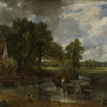 John Constable (English, 1776-1837), 'The Hay Wain,' 1821. Photographic reproduction of the original work of art.