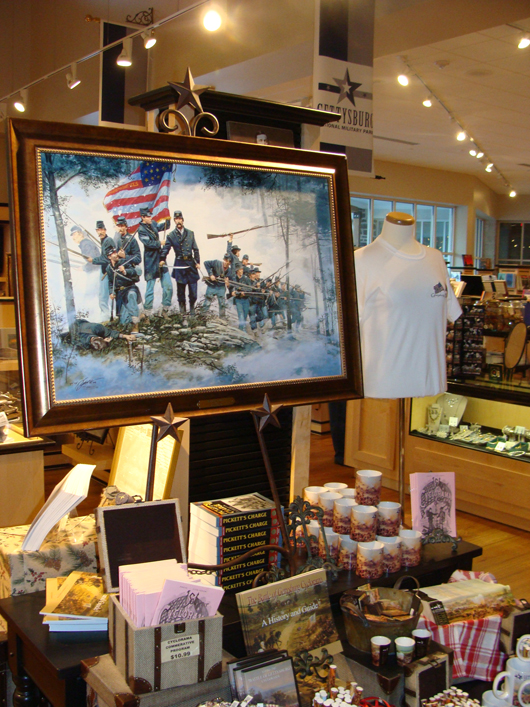 A display at the Gettysburg Museum gift shop. Image by Sallicio. This file is licensed under the Creative Commons Attribution-Share Alike 3.0 Unported license. 