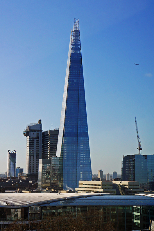 The Shard in London, nearing The Shard in London, nearing completion in January. Image by Mariordo (Mario Riberto Duran Ortiz). This file is licensed under the Creative Commons Attribution-Share Alike 3.0 Unported license.  in January. Image by Mariordo (Mario Riberto Duran Ortiz). This file is licensed under the Creative Commons Attribution-Share Alike 3.0 Unported license. 