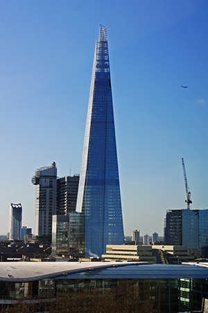The Shard in London, nearing The Shard in London, nearing completion in January. Image by Mariordo (Mario Riberto Duran Ortiz). This file is licensed under the Creative Commons Attribution-Share Alike 3.0 Unported license. in January. Image by Mariordo (Mario Riberto Duran Ortiz). This file is licensed under the Creative Commons Attribution-Share Alike 3.0 Unported license.