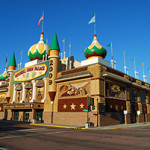 Mitchell Corn Palace in Mitchell, South Dakota. Photo by Parkerdr, licensed under the Creative Commons Attribution-Share Alike 3.0 Unported license.