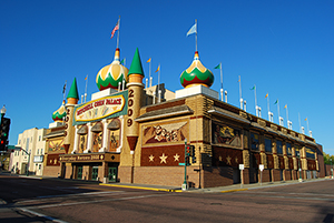 Mitchell Corn Palace in Mitchell, South Dakota. Photo by Parkerdr, licensed under the Creative Commons Attribution-Share Alike 3.0 Unported license.