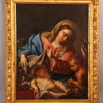 Circle of Trevisani, ‘Madonna with Child and St. John the Baptist,’ oil on canvas. Kaminski image.