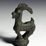 Luristan bronze finial, ex-Arthur M. Sackler, ca. 1000 B.C. (Lot #43). Antiquities Saleroom image.